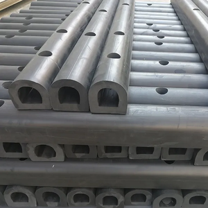 Grand pare-chocs marin en caoutchouc de type D pare-chocs de quai Gunwale pare-chocs de quai en caoutchouc, garde-boue en caoutchouc EPDM Marine - Product Image 2