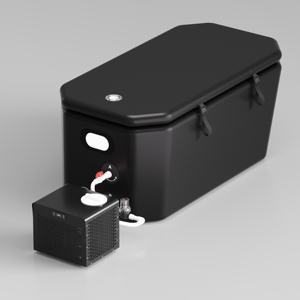 Post-exercise Recovery Spa Inflatable Cold Plunge Bathtub + 0.8hp Ice Bath Chiller with Filter and Smart WiFi <b>Control</b> - Product Image 3