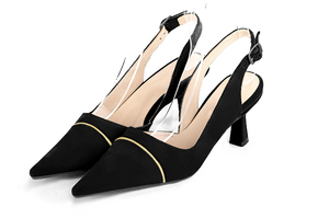 Nuovi Sandali Eleganti Classici da Ufficio con <span class=keywords><strong>Tacco</strong></span> Alto, Punta Chiusa e Cinturino Posteriore per Donne - Product Image 6