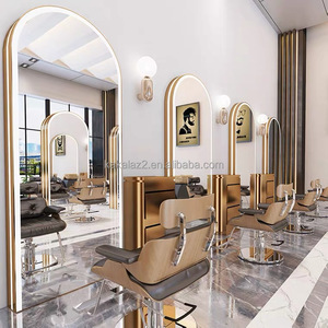 2022 Offre Spéciale station de miroir de beauté lumineuse station de vanité de style miroir classique station de miroir de beauté pour la coiffure - Product Image 1