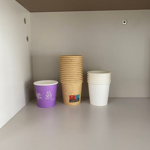 Gobelets en papier PLA personnalisés de haute qualité, fabriqués en usine à Anhui, simple couche, 290 g/m², 18 PE, 12 oz, pour café à emporter, boissons chaudes et froides - Product Image 4