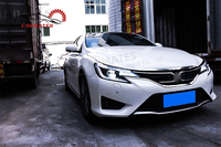 CARMATES 2024 vente chaude DRL accessoires de voiture phares au xénon demi-assemblage pour Toyota Reiz Mark X 2013 2014 2015