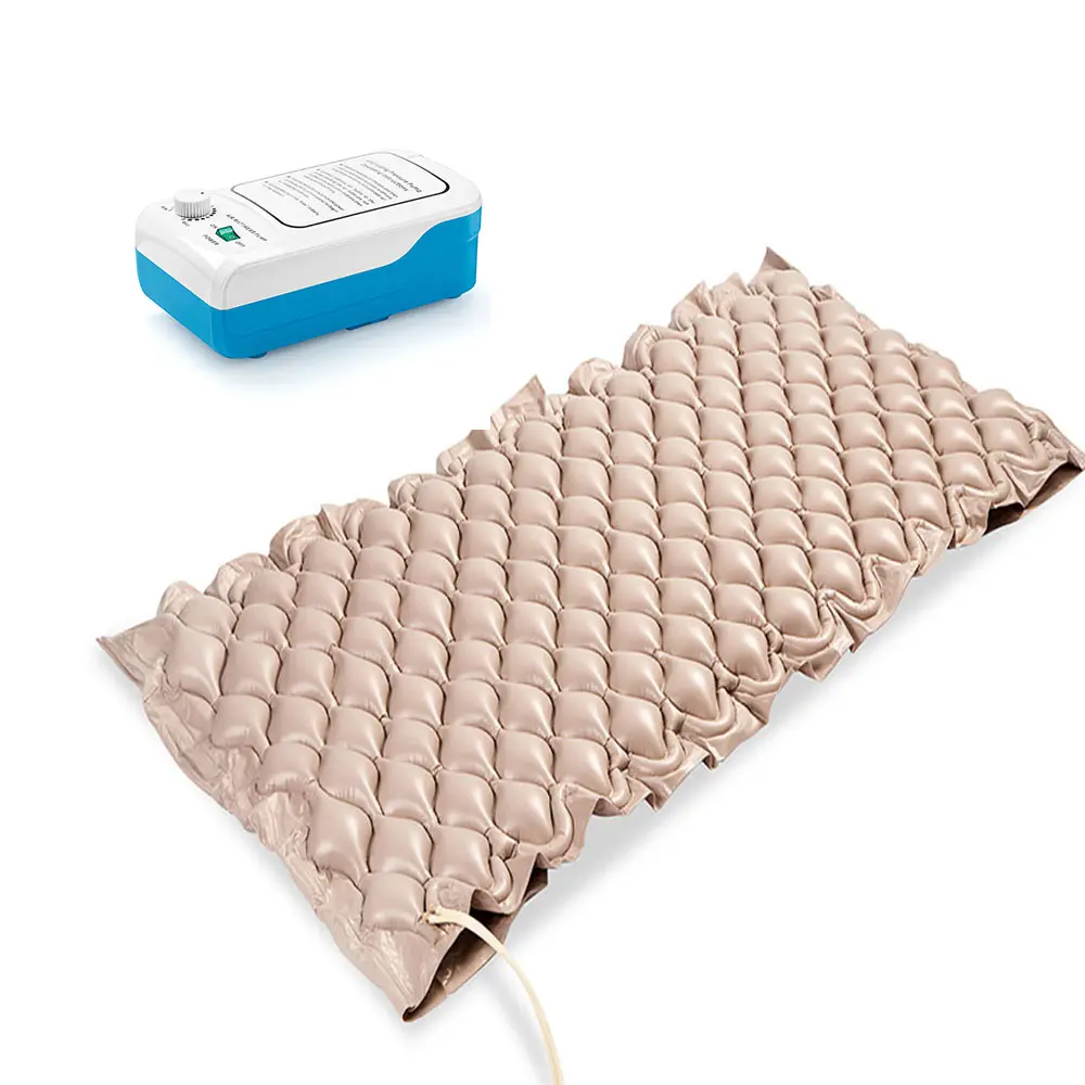 Matelas gonflable d'extérieur, médical, à bulles d'air, anti-découpeur, avec pompe