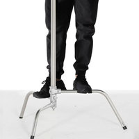 Miaotu 3.4M 11ft 133 pouces Photo Studio Photographie C Stand En Acier Inoxydable Lumière C-stand Heavy Duty Trépied