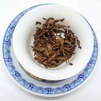 Thé noir Wuyi Floral Golden Jun Mei, arôme floral doux, goût onctueux, Golden Eyebrow Jin Jun Mei, thé noir en vrac frais