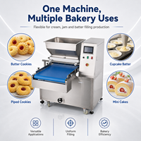 Machine à garnir les gâteaux mochi à haute efficacité, équipement de garnissage de pâtisserie, utilisation industrielle en boulangerie