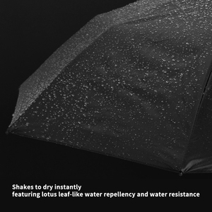 Light Luxury Black <strong>Folding</strong> Automatic <strong>Umbrella</strong> Wooden Handle Exlarge Reinforced Strong Durable <strong>Windproof</strong> Sunscreen Business Gifts - Product Image 4