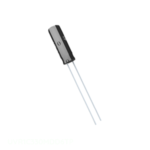 Condensateur canal fabricant 33 µF CAP ALUM 33UF 20% 16V RADIAL TH à travers trou UVR1C330MDD6TP - Product Image 1