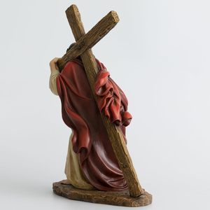 Estatua de Jesús de Resina Premium para Oración, Decoración de Jardín Exterior para Altar de <span class=keywords><strong>Iglesia</strong></span> Católica, Escultura Realista - Product Image 4