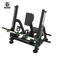 Máquina de remo y press de hombros con carga de placas de doble función para gimnasios comerciales