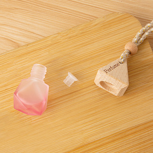 Ambientador de aire para coche esmerilado de 6ml, botella de Perfume colgante, difusor de aceite esencial de vidrio vacío, decoración colgante para coche - Product Image 3