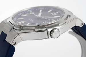 VCWatch Montre mécanique pour homme avec mouvement automatique délicat de 3,25 mm, cadran de 42 mm, bracelet en silicone, boîtier en acier inoxydable - Product Image 5