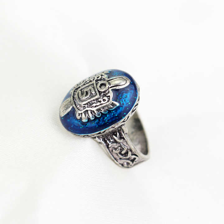 The Vampire Diaries Ring Anillos Salvatore Damon Reborn Rings Aneis Stefan Family Crest finger ring Vintage