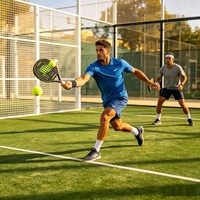 60 balles/paquet, balles de padel approuvées par l'ITF, 45% de feutre de laine naturelle, noyau en caoutchouc hautement élastique, balles d'entraînement pour padel