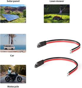 SAE-Stecker-Verlängerung kabel, 10AWG 1FT 2-poliger SAE-Schnellanschluss-Trenn stecker für Auto motorräder - Product Image 6