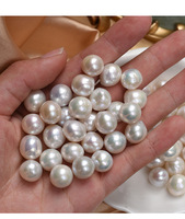 Perle Edison blanche AAA de 12 à 13mm, perles baroques d'eau douce de haute brillance en forme de Edison