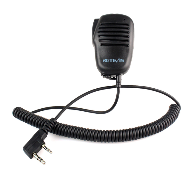 Retevis K-1 2 Pin Mini PTT Speaker Mic For two way Radio RETEVIS PUXING WOUXUN TYT HYT BAOFENG Walkie-Talkie