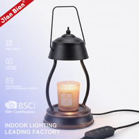 Dimmable Top Down Melter, dengan tanpa api lilin mencair Timer 2 bohlam rumah suasana lampu penghangat lilin