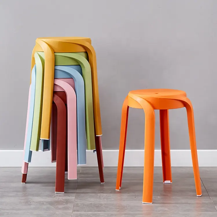 Moda yaratıcı plastik tabure sandalye toptan fiyat sandalye