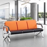 Fauteuil d'Attente Moderne Haut de Gamme pour Aéroports, Cliniques, Banques, Bureaux et Salles d'Attente d'Hôpitaux, Banc Public et Canapé