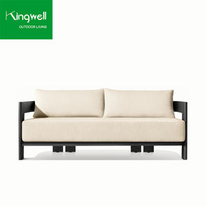 Ensemble <span class=keywords><strong>de</strong></span> canapé <span class=keywords><strong>de</strong></span> <span class=keywords><strong>jardin</strong></span> en <span class=keywords><strong>aluminium</strong></span> moderne et luxueux à un siège, mobilier <span class=keywords><strong>de</strong></span> patio haut <span class=keywords><strong>de</strong></span> gamme pour repas en plein air dans le <span class=keywords><strong>salon</strong></span> et le balcon - Product Image 3