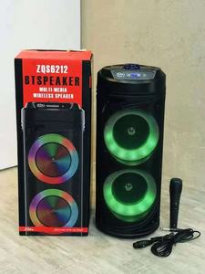 ลำโพงบลูทูธไร้สาย ZQS6212 รุ่นใหม่ พร้อมไฟ LED วูฟเฟอร์คู่ขนาด 10 นิ้ว พกพาสะดวก เหมาะสำหรับงานปาร์ตี้ดิสโก้ - Product Image 6