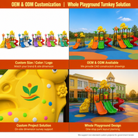 Perosotan Spiral Ganda SageDelightRides untuk Taman Bermain Luar Ruangan, Set Pegangan Tangan, Bahan LLDPE, Grosir untuk Komunitas Anak-Anak