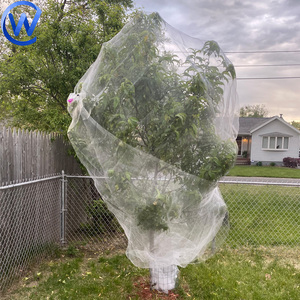 Großes Weißes Gewebtes Gemüse-Insektennetz UV-Beständiger Obstbaum-Schutz Anti-Vogel-Insektennetz für Obstbäume - Product Image 1