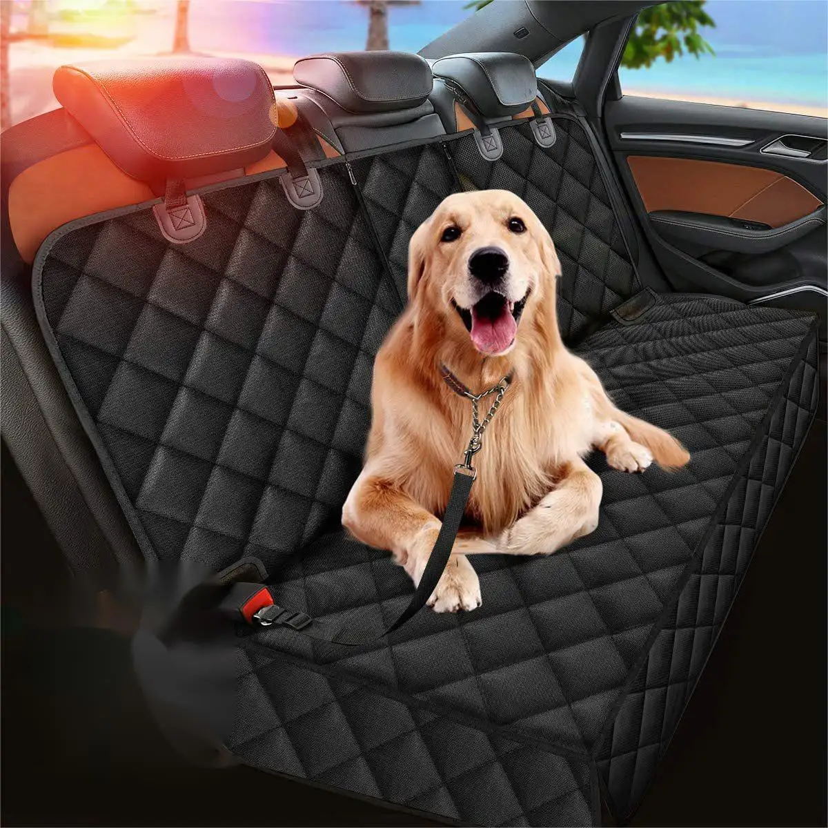 Hot Sale Scratchproof Nonslip Pet Car Seat Protector Cover Waterproof Dog Car Seat Cover For Back Seat