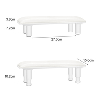 Repose-main pour manucure réglable en hauteur, design 2026, pour salon de nail art