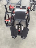 Machine à flexions de cuisses à charge libre, ergonomique, à angle de départ réglable, en acier, pour usage commercial en salle de sport, sécurisée