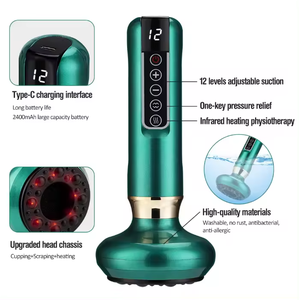 Vente chaude Électrique Ventouses <span class=keywords><strong>Machine</strong></span> 6-12 Vitesse Dispositif Outil Corps Minceur Gua Sha Thérapie Ensemble <span class=keywords><strong>Anti</strong></span>-<span class=keywords><strong>Cellulite</strong></span> Tasses Équipement - Product Image 3