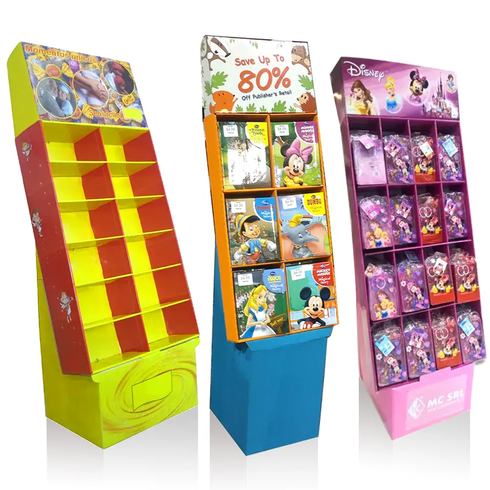 Promotionele Aangepaste Kartonnen Dvd En CD Display Stand