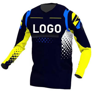 Desain Jersey Motocross Kustom Anda Sendiri dengan Logo Kustom Ukuran Besar Pengiriman Tercepat - Product Image 2