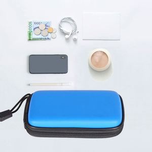 Custom PU Hard Disk Protective Case Waterproof EVA <b>Pouch</b> HDD Box Enclosure Portable SSD Storage Bag with Power Bank Feature - Product Image 6