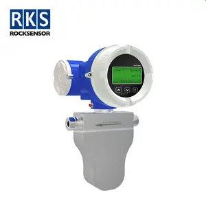 RKS 코리올리 질량 유량계 0.15% 고정밀 DN300 W 형상 센서 RF3200 가스 액체 LPG 유량계 폭발 방지