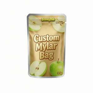 Sachets Doypack Personnalisés Mylar Cerise & Agrumes - <span class=keywords><strong>Sacs</strong></span> Refermables de Qualité Alimentaire pour Poudres Comestibles et Boissons - Product Image 6