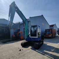 Whosale Price Used Excavator IHI 80NS 8Ton Mini Crawler Digger Farm Used With Engine Motor Core Components for Cheap Sale