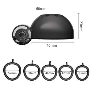 <span class=keywords><strong>Cage</strong></span> <span class=keywords><strong>de</strong></span> <span class=keywords><strong>chasteté</strong></span> avec 5 anneaux Cock <span class=keywords><strong>Cage</strong></span> jouet sexuel adulte, pénis Bondage serrure urétrale avec prise mâle cocu érotique <span class=keywords><strong>Couple</strong></span> BDSM jouet - Product Image 6