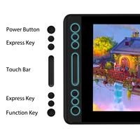 Tablette graphique professionnelle Huion Kamvas Pro 13 13,3 pouces 8192 niveaux avec support pliable et écran pour stylo