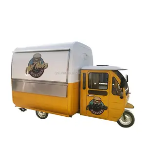 TUNE Electric 3 Wheels Food Cart Frozen Food Truck for Sale United States Fast Food Motorcycle