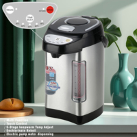 Hervidor Eléctrico de Acero Inoxidable de Alta Calidad con 5 Niveles de Temperatura y Función de Mantener Caliente, 700W, 4L-5L-6L, Caldera de Agua Caliente