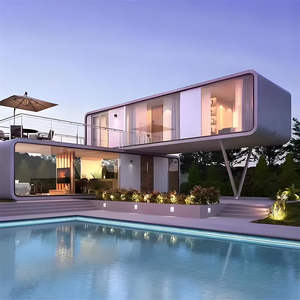 Personalización de alta calidad, <span class=keywords><strong>casa</strong></span> pequeña inspirada en lujo moderno, <span class=keywords><strong>casa</strong></span> de cabina de manzana, <span class=keywords><strong>casa</strong></span> prefabricada, Mini cabina de manzana para <span class=keywords><strong>terrenos</strong></span> sin usar - Product Image 1