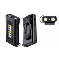 Lampe torche de poche multifonction LED avec laser rouge, rechargeable par USB, 400 lumens, turbo, étanche, pour réparation automobile en extérieur