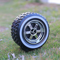 Enceinte sans fil Boombox Tire Bluetooth 5.3, Subwoofer extérieur puissant avec haut-parleurs LED