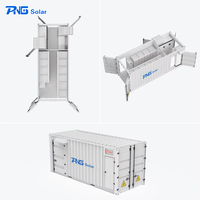 Baterai Ion Litium Lifepo4 Tegangan Tinggi PNG Bess 1000kWh 2MWH 3MWh 4MWh Ess Penyimpanan Energi Surya Kontainer