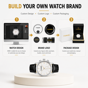 <span class=keywords><strong>Montre</strong></span> à quartz avec logo personnalisé, grand cadran, boîtier en alliage, plusieurs cadrans, double fuseau horaire, bracelet en cuir, style sportif, montres uniques et tendance - Product Image 4