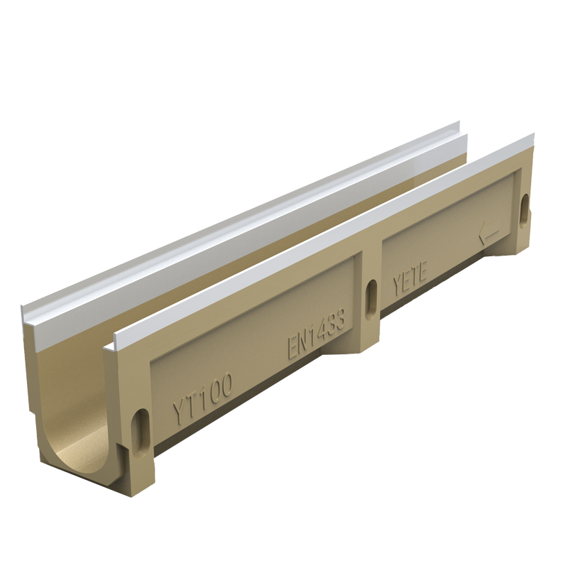 Подземный водопроводный полимерный бетонный канал