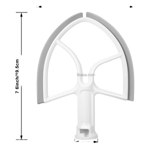 Chất lượng hàng đầu bếp Mixer file đính kèm Flex cạnh Beater mái chèo với <span class=keywords><strong>scraper</strong></span> cho 5 QT bát-lift KitchenAid đứng Mixer - Product Image 1