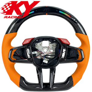 Volant de course personnalisé en fibre de carbone avec LED pour BMW G90 G99 M5 530i 735i 740i G45 G60 G61 G70 X1 X2 X3 G30 G20 M3 M4 - Product Image 1